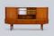 Danish Teak Highboard with Bar Compartment, 1960s 5