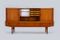 Danish Teak Highboard with Bar Compartment, 1960s, Image 5