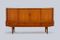 Danish Teak Highboard with Bar Compartment, 1960s, Image 1