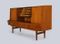 Danish Teak Highboard with Bar Compartment, 1960s, Image 4
