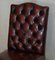 Vintage Oxblood Leather Chesterfield Gainsborough Side Chairs, Set of 2 15