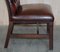 Vintage Ochsenblut Chesterfield Gainsborough Beistellstühle aus Leder, 2er Set 9
