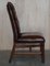 Vintage Ochsenblut Chesterfield Gainsborough Beistellstühle aus Leder, 2er Set 19