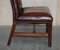 Vintage Ochsenblut Chesterfield Gainsborough Beistellstühle aus Leder, 2er Set 20