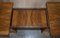 Antique Art Deco Quarter Cut Walnut Extending Dining Table, 1920s 11