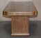 Antique Art Deco Quarter Cut Walnut Extending Dining Table, 1920s 9