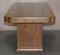 Antique Art Deco Quarter Cut Walnut Extending Dining Table, 1920s, Image 9