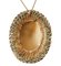 Cameo Emeralds Diamonds Rose Gold Silver Pendant, Image 3