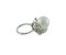 Anello Contrariè artigianale in oro bianco con diamanti bianchi perla bianca e perla grigia, Immagine 5