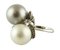 Handcrafted Contrariè Ring in White Gold with White Diamonds White Pearl and Grey Pearl 7