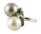 Handcrafted Contrariè Ring in White Gold with White Diamonds White Pearl and Grey Pearl, Image 7