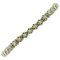 Link Bracelet in White Gold with Diamonds and Tsavorite 1