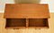 Vintage Yew Wood Dwarf Open Libary Bookcase 6