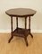Antique Octagonal Mahogany Side End Table by James Schoolbred 2