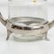 Antique Victorian Lidded Sugar Pot in Metal and Glass, Early 1900s, Image 14