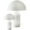 Large and Small Atollo Glass Table Lamp by Vico Magistretti for Oluce, Set of 2 1