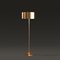 Satin Gold Edition Nendo Floor Lamp Switch from Oluce 3