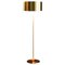 Satin Gold Edition Nendo Floor Lamp Switch from Oluce 1