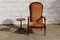 French Voltaire Style Solid Wood Armchair, Image 2