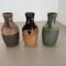 Fat Lava Supercolor Vases by Marei, Germany, 1970s, Set of 3 13