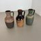 Fat Lava Supercolor Vases by Marei, Germany, 1970s, Set of 3, Image 3