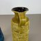 Jarrones Fat Lava Op Art de cerámica de BAY Ceramics, Germany, años 70. Juego de 2, Imagen 16