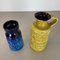 Fat Lava Op Art Pottery Vases by BAY Ceramics, Germany, 1970s, Set of 2 4
