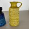 Vases Fat Lava Op Art en Poterie par BAY Ceramics, Allemagne, 1970s, Set de 2 10