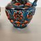 Vase en Poterie Fat Lava Op Art Multicolore par Bay Ceramics Germany, 1960s, Set de 2 9