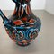 Mehrfarbige Fat Lava Op Art Keramikvase von Bay Ceramics Germany, 1960er, 2er Set 12