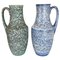 Fat Lava Ceramic Vases by Scheurich, Germany, 1970s, Set of 2, Image 1