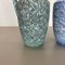 Fat Lava Ceramic Vases by Scheurich, Germany, 1970s, Set of 2 4