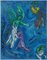 Nach Marc Chagall, La lutte de Jacob et de l'ange, Lithographie 2