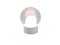 Kleine Boule aus klarem & opalweißem Glas mit weißem Fuß von Sebastian Herkner für Pulpo & Rosenthal 1