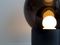 Kleine Boule aus Opalweiß & Rauchgrauem Glas mit schwarzem Fuß von Sebastian Herkner für Pulpo & Rosenthal 2
