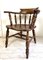 Antique English Elm Wood Windsor Captains Chair, 1900s 2