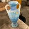 Vase en Verre de Murano Scavo Bleu et Blanc, 1960s 8
