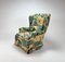 Mid-Century Linen Wing Chair by Josef Frank, 1960s, Image 5