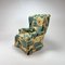 Mid-Century Linen Wing Chair by Josef Frank, 1960s, Image 6