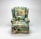 Mid-Century Linen Wing Chair by Josef Frank, 1960s, Image 4