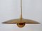 Early Brass Onos 55 Counterweight Pendant Lamp by Florian Schulz, 1960s 17