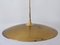 Early Brass Onos 55 Counterweight Pendant Lamp by Florian Schulz, 1960s 25