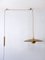 Early Brass Onos 55 Counterweight Pendant Lamp by Florian Schulz, 1960s 1