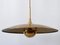 Early Brass Onos 55 Counterweight Pendant Lamp by Florian Schulz, 1960s 14