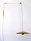Early Brass Onos 55 Counterweight Pendant Lamp by Florian Schulz, 1960s 4