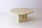 Round Travertine Coffee Table, Italy, 1970s, Image 4