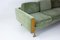 Mid-Century Drei-Sitzer Sofa in Olivgrün, Niederlande, 1960er 3