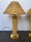 Italian Rattan and Brass Lamps, 1980s, Set of 2 9