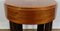 Small Round Art Deco Mahogany and Beech Side Table, 1940s, Image 8