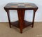 Art Deco Mahogany Side Table, 1940s 6